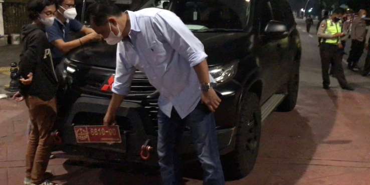 Polisi Amankan Pengemudi Mobil Berpelat Dinas TNI Palsu di Bulungan Jaksel