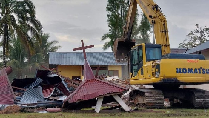 Dugaan Rumah hingga Gereja di Bulungan Digusur Paksa TNI